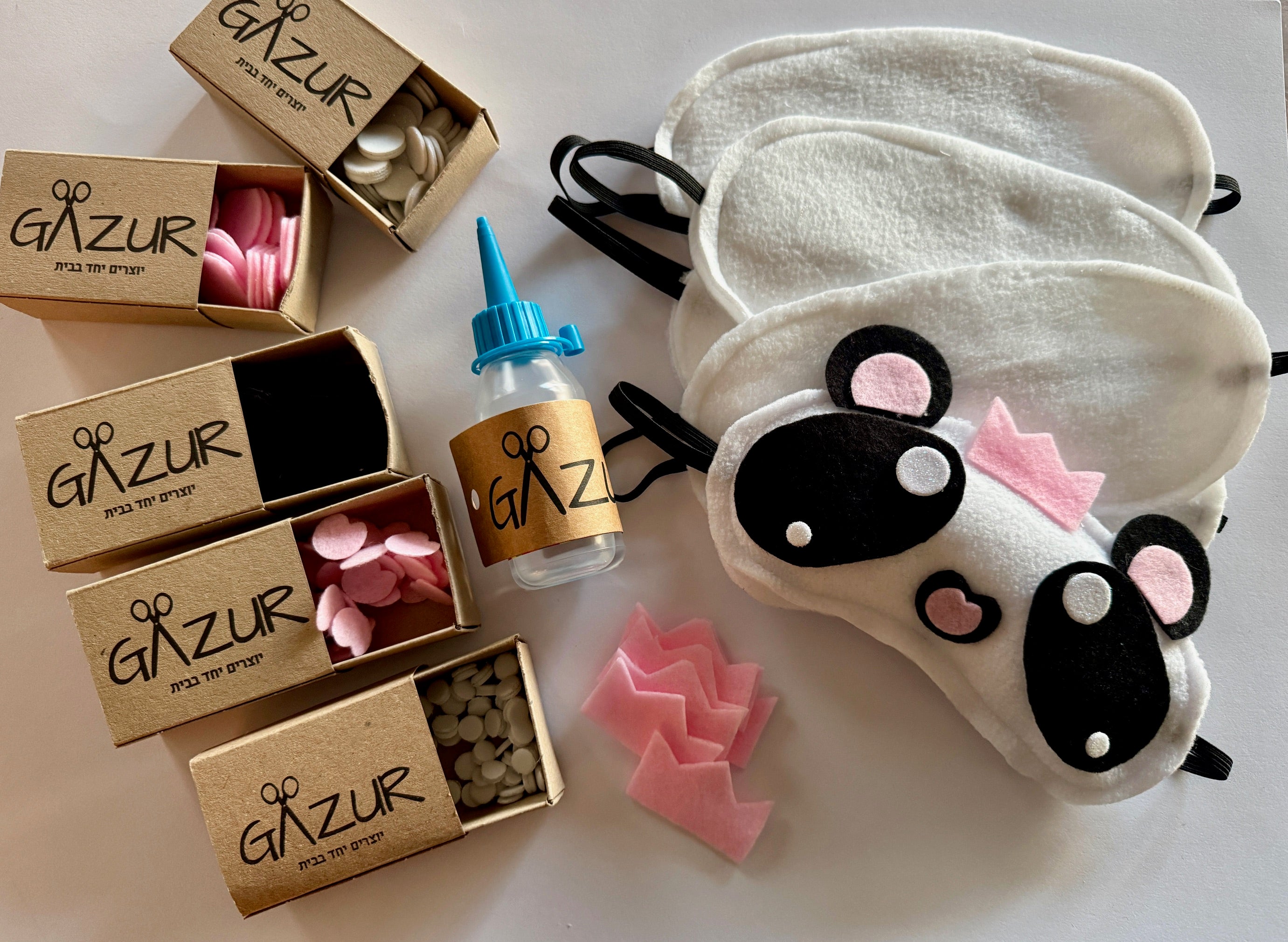 ערכות יום הולדת מסכת עיניים פנדה - החל מ 5 יחידות