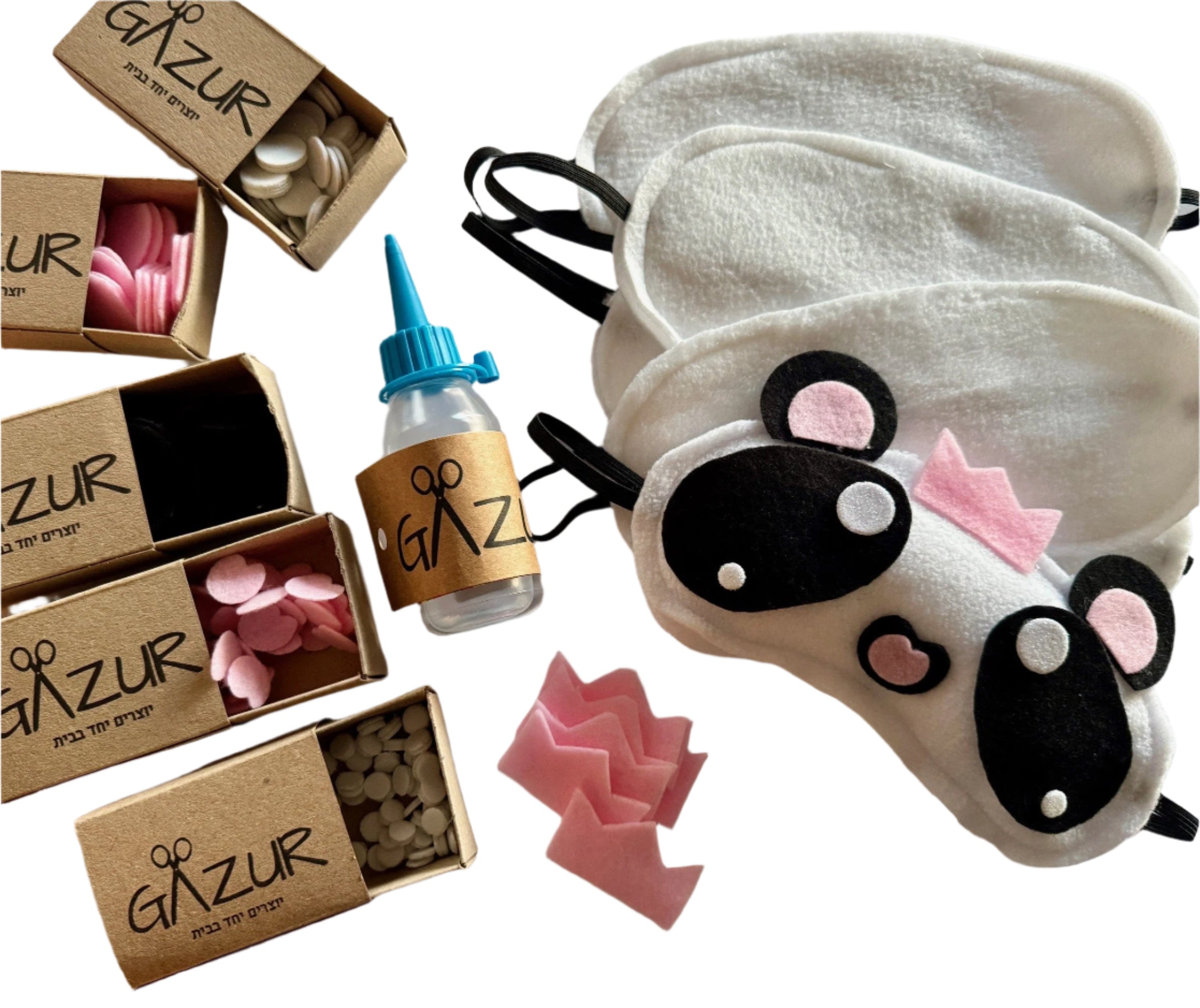 ערכות יום הולדת מסכת עיניים פנדה - החל מ 5 יחידות