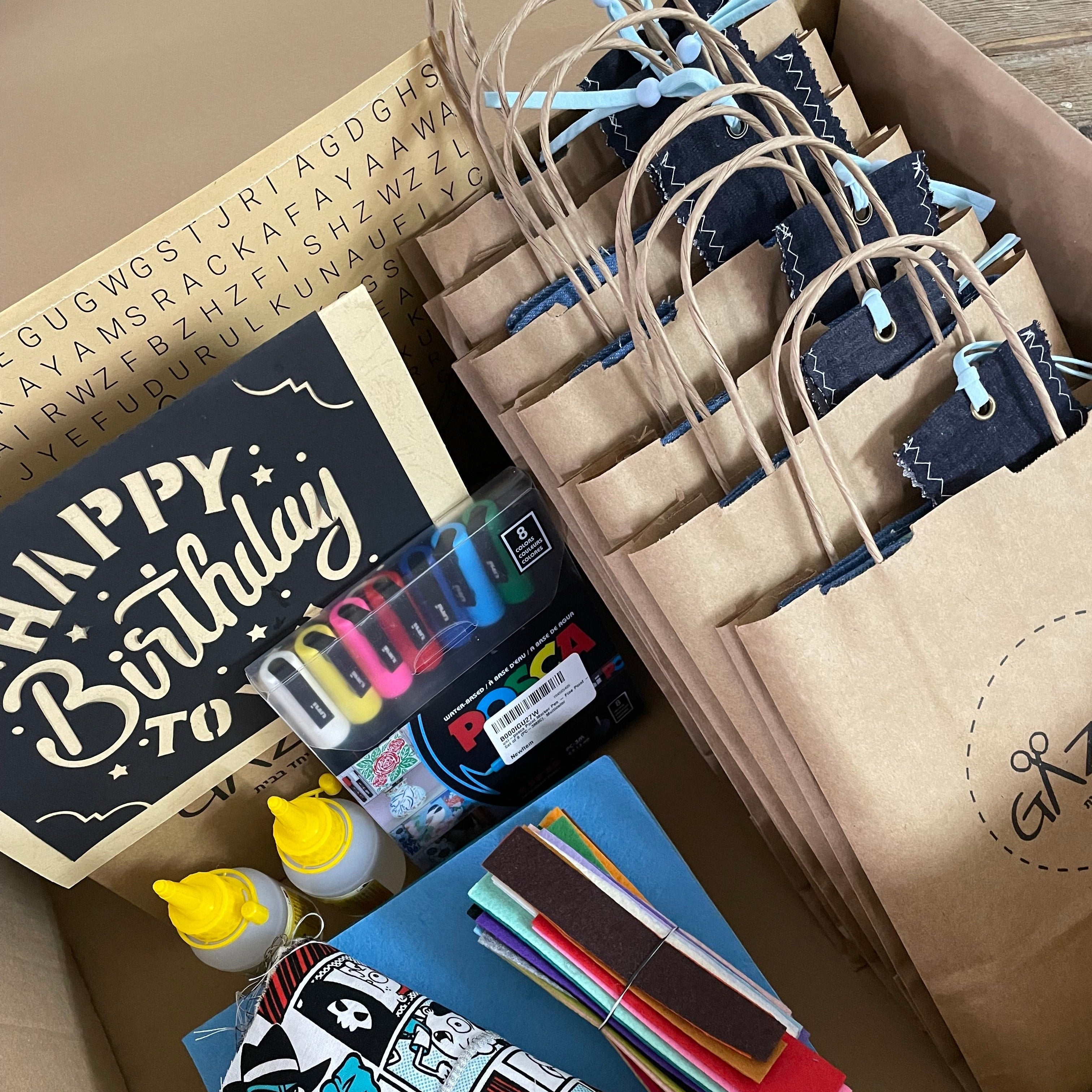 ערכות יום הולדת יומנים מעוצבים - החל מ 5 יחידות