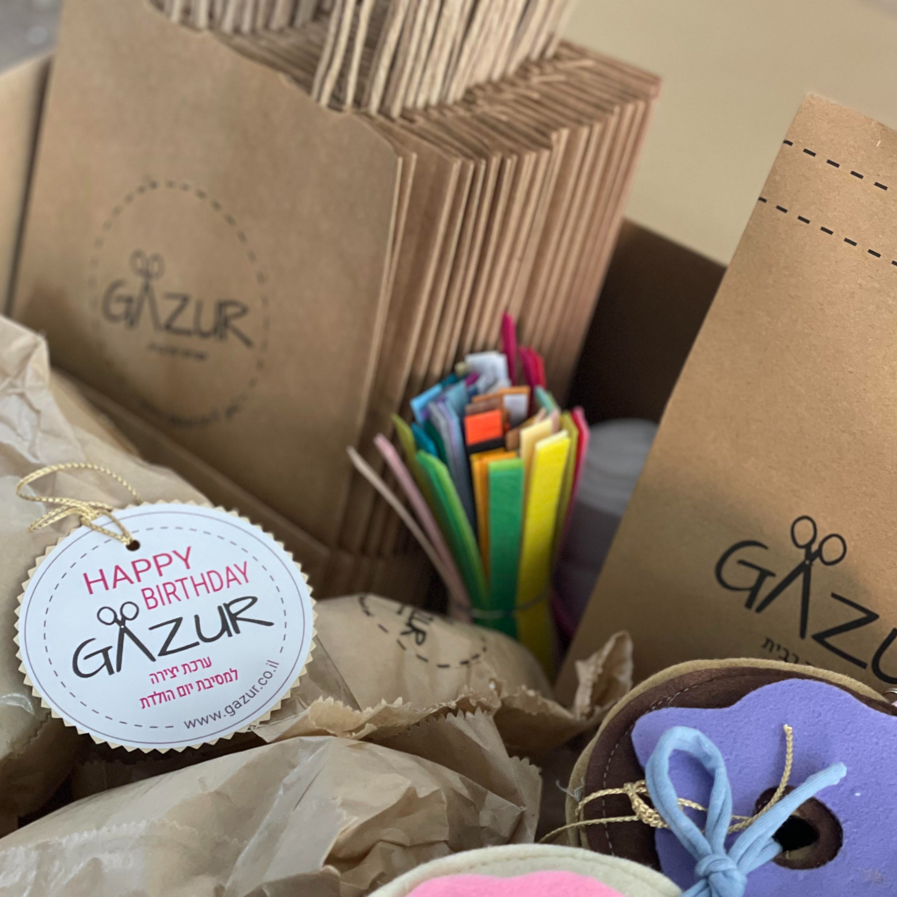 ערכות יום הולדת מחזיקי מפתחות דונאט - החל מ 5 יחידות